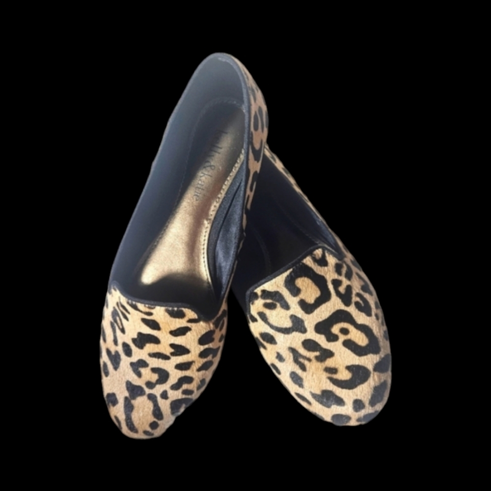 KELLY & KATIE Leopard Print Flats